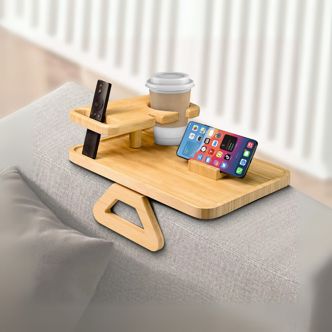 CARDEN - Deluxe Bamboo Sofa Tray