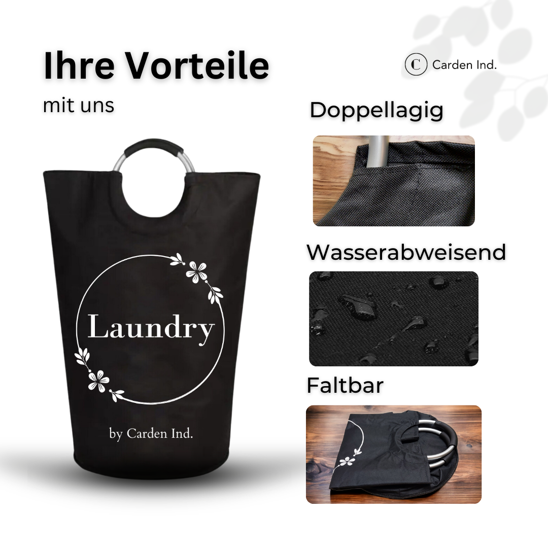 CARDEN - Moderner Wäschekorb mit 82L
