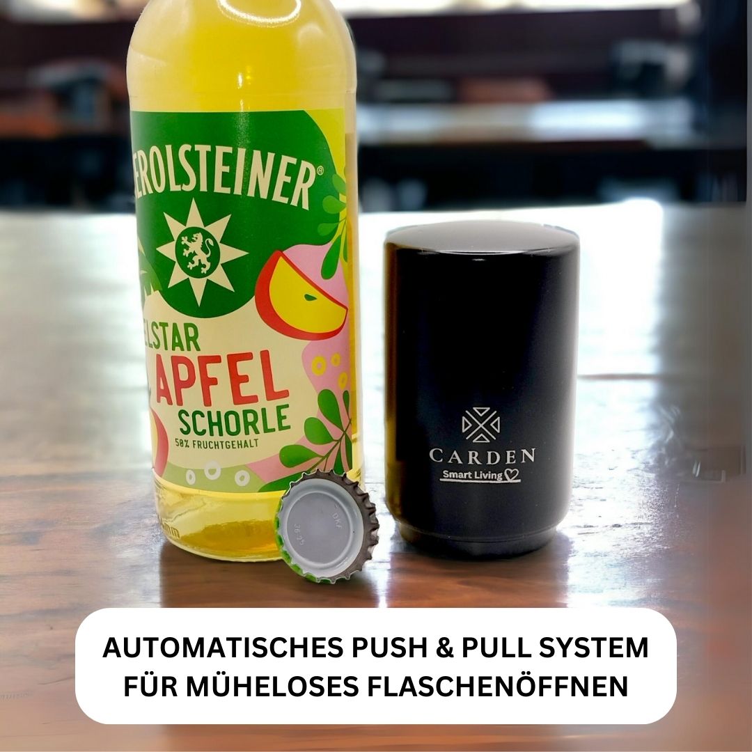 CARDEN Flaschenöffner - Push & Pull